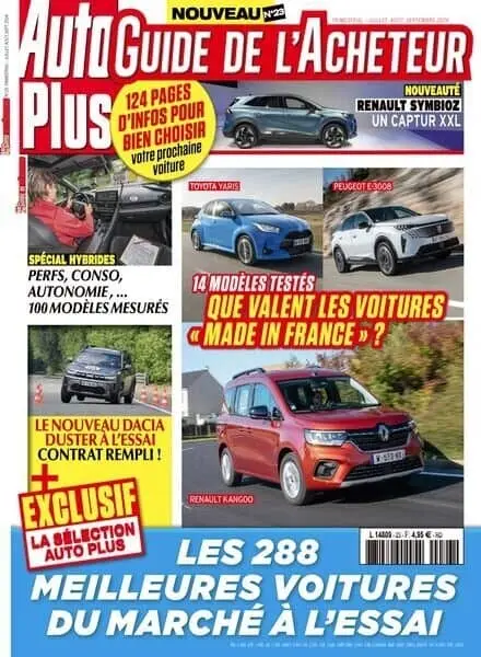 Auto Plus Guide de l’Acheteur – Juillet-Aout-Septembre 2024