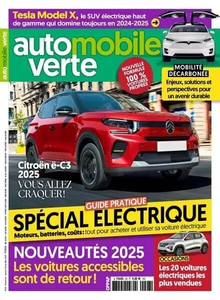 Automobile Verte – Janvier-Fevrier-Mars 2025