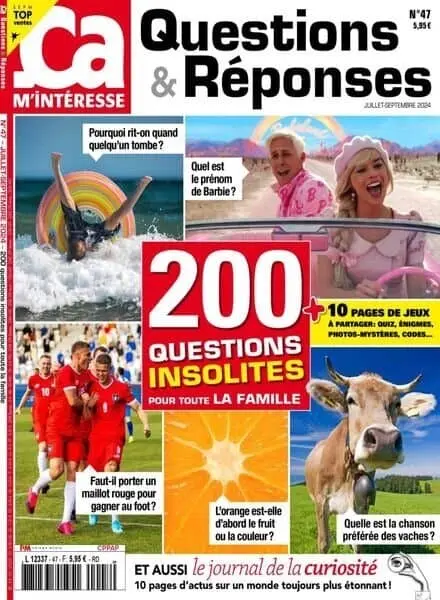 ca M’Interesse Questions & Reponses – Juillet-Septembre 2024