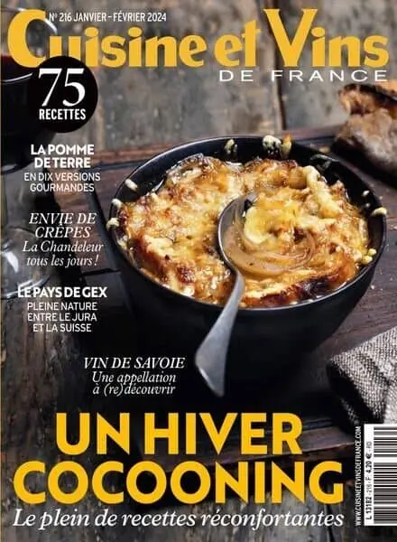 Cuisine et Vins de France – Janvier-Fevrier 2024