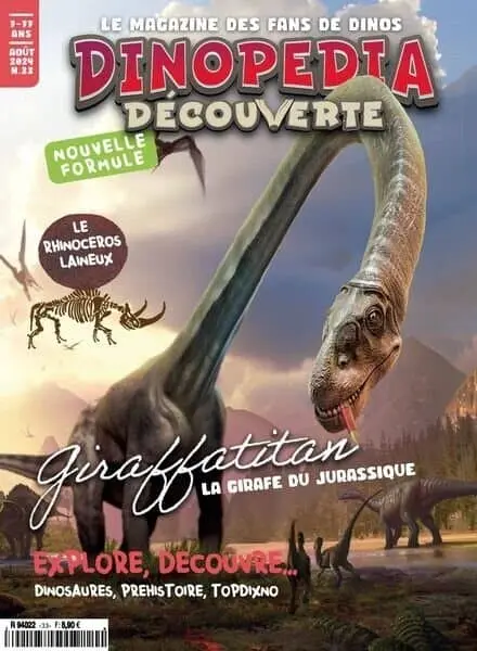 Dinopedia Decouverte – Aout 2024