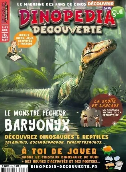 Dinopedia Decouverte – Fevrier 2024