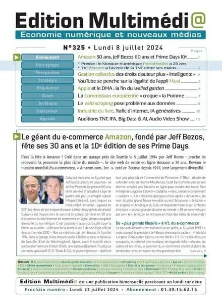 Edition Multimedia – 10 Juillet 2024