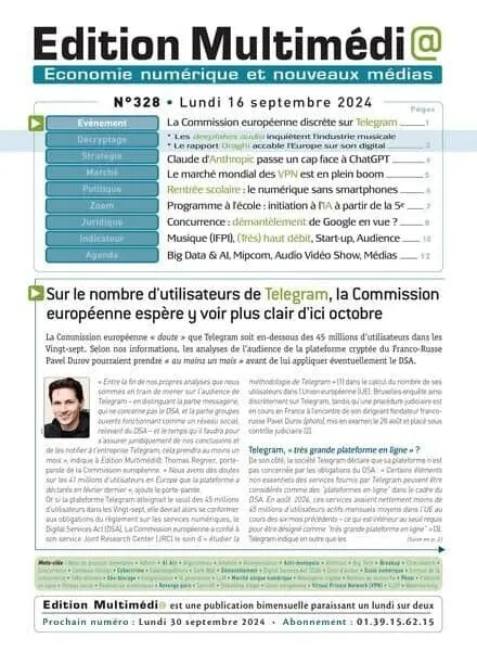 Edition Multimedia – 16 Septembre 2024