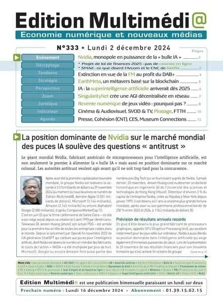 Edition Multimedia – 2 Decembre 2024