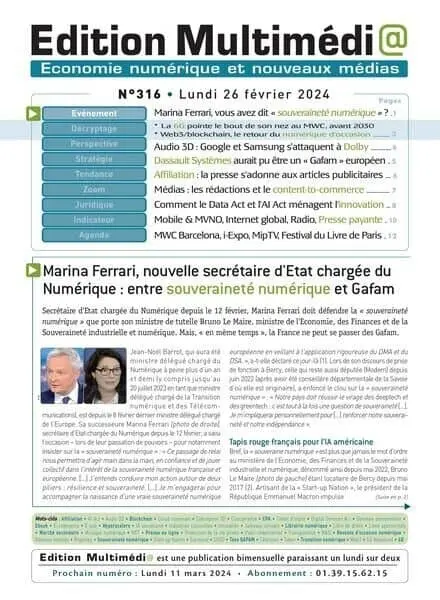 Edition Multimedia – 26 Fevrier 2024