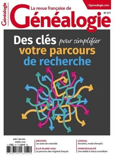 La Revue francaise de Genealogie – Avril-Mai 2024