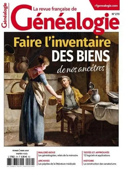 La Revue francaise de Genealogie – Fevrier-Mars 2024