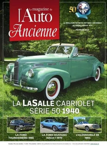 L’Auto Ancienne – Fevrier 2024