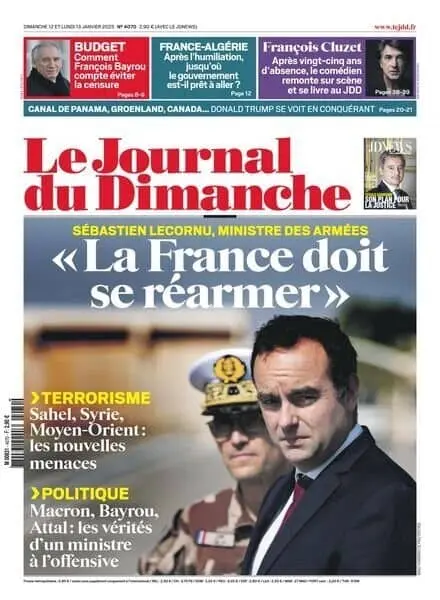 Le Journal du dimanche – 12 Janvier 2025