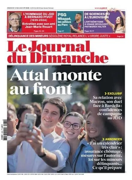 Le Journal du dimanche – 12 Mai 2024