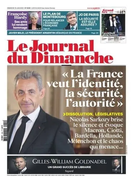 Le Journal du dimanche – 20 Juin 2024