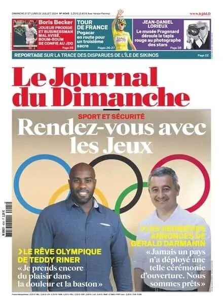 Le Journal du dimanche – 22 Juillet 2024