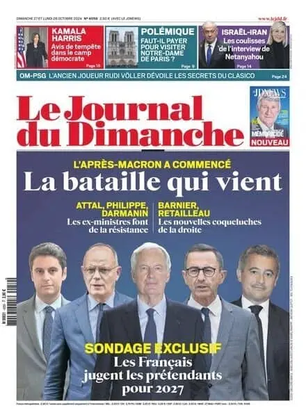 Le Journal du dimanche – 27 Octobre 2024