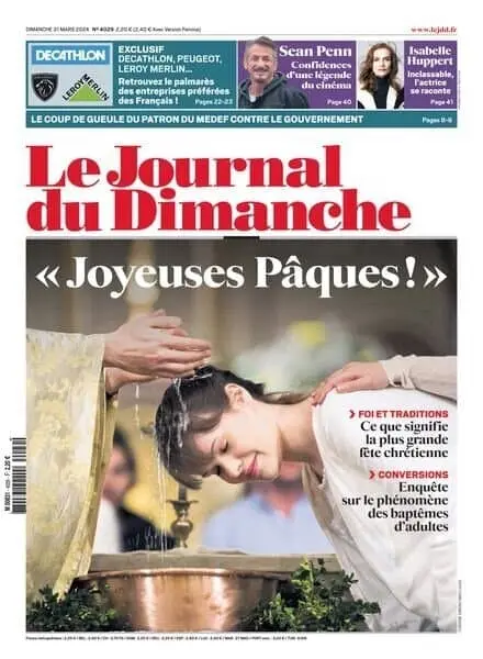 Le Journal du dimanche – 31 Mars 2024