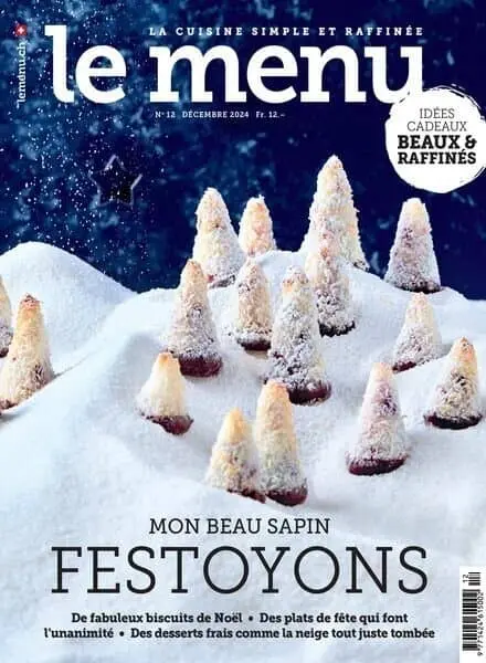 le menu edition francaise – Decembre 2024