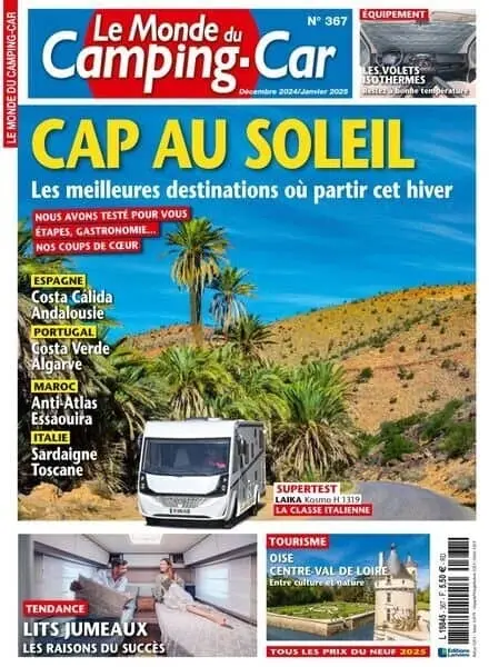 Le Monde du Camping-Car – Decembre 2024 – Janvier 2025