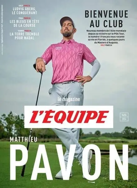 L’Equipe Magazine – 6 Avril 2024