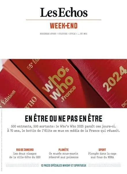 Les Echos Week-end – 15 Novembre 2024