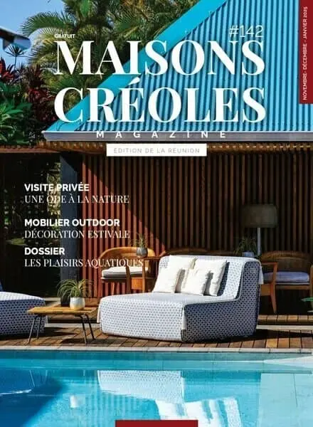 Maisons Creoles Magazine – Novembre 2024 – Janvier 2025