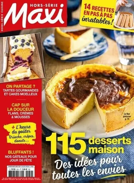 Maxi – Hors-Serie Cuisine N 59 – Fevrier-Mars-Avril 2024