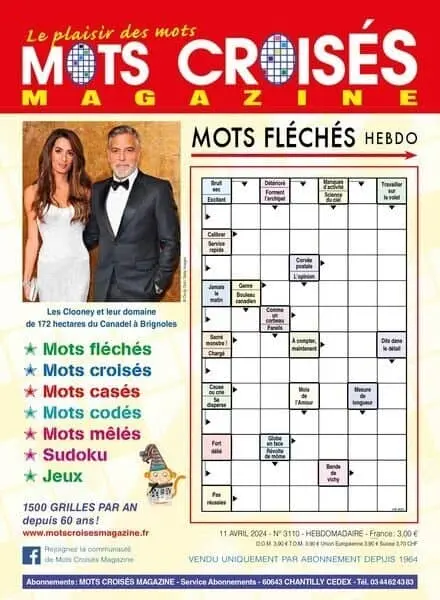 Mots Croises Magazine – 11 Avril 2024