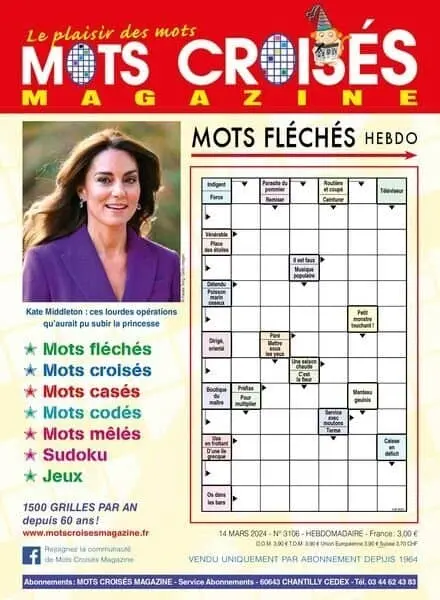 Mots Croises Magazine – 14 Mars 2024