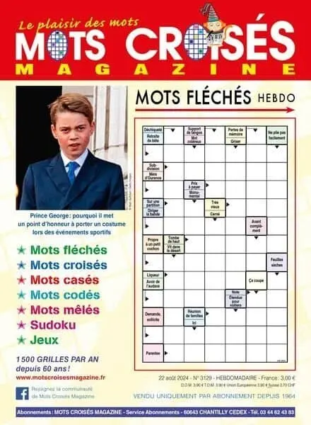 Mots Croises Magazine – 22 Aout 2024