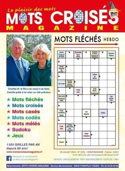 Mots Croises Magazine – 25 Juillet 2024