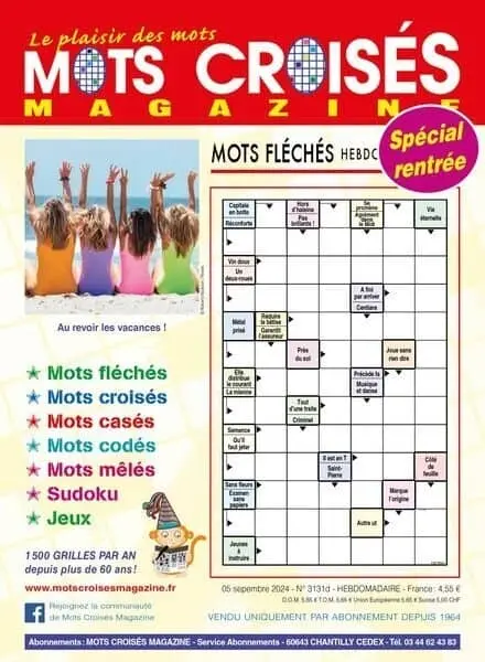 Mots Croises Magazine – 5 Septembre 2024