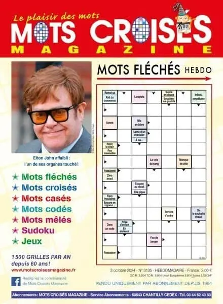 Mots Croises Magazine – 8 Octobre 2024